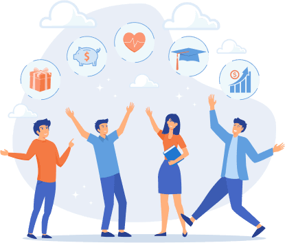 Trading benefit graphic